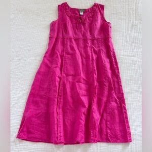 The Territory ahead pink linen dress